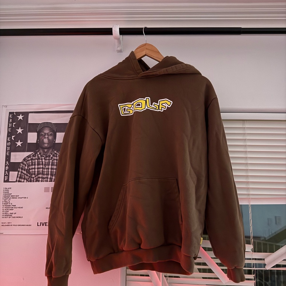 Tyler T he Creator’sGolf Wang Chocolate Brown Hoodie